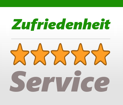 zufriedenheit der Kunden mit unserem Service